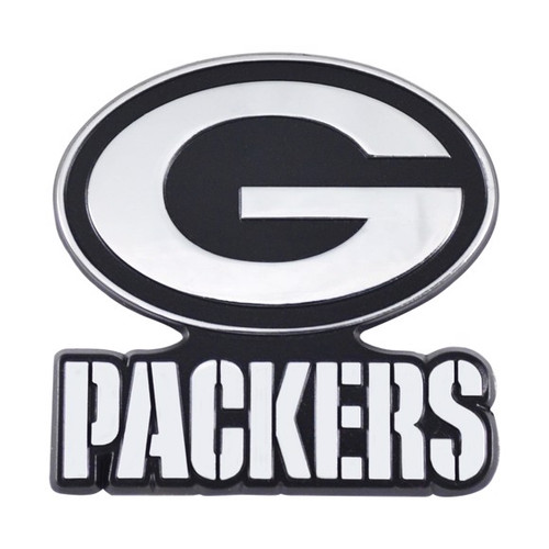 Green Bay Packers Chrome Metal Emblem