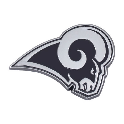LA Rams Chrome Metal Emblem