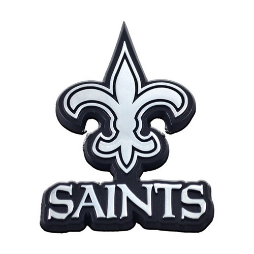 New Orleans Saints Chrome Metal Emblem