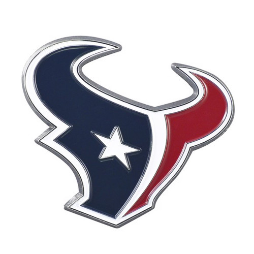 Houston Texans Metal Emblem Color