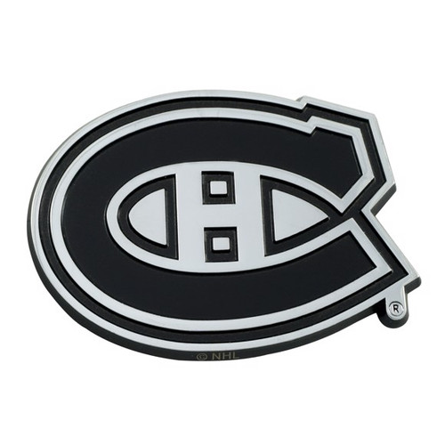 Montreal Canadiens Chrome Metal Emblem