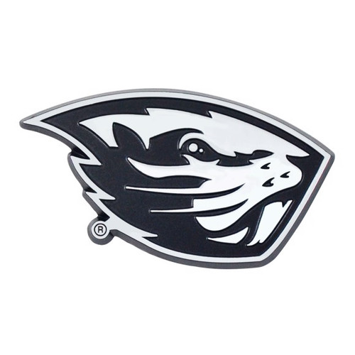 Oregon State Beavers Chrome Metal Emblem