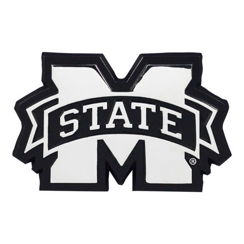 Mississippi State Bulldogs Chrome Metal Emblem