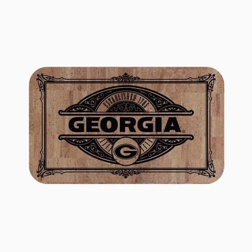 Georgia Bulldogs Cork Comfort Mat