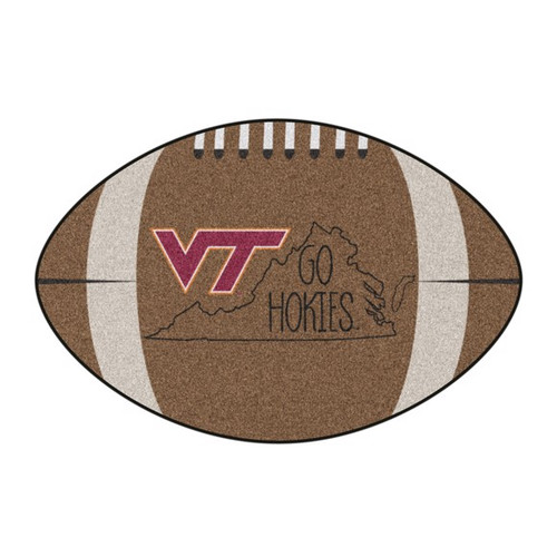 Virginia Tech Southern Style Football Mat