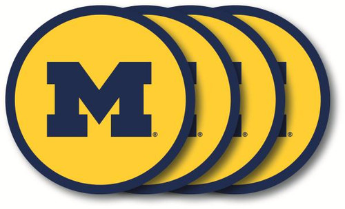 Michigan Wolverines Coaster Set