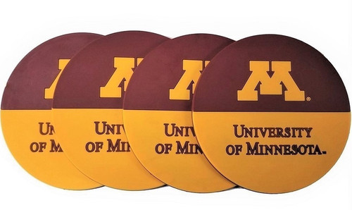 Minnesota Golden Gophers NCAA Coaster Set