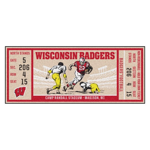 Wisconsin Badgers Ticket Runner