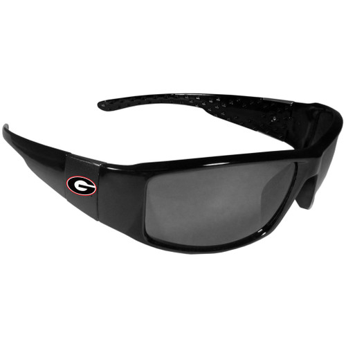 Georgia Bulldogs Black Wrap Sunglasses 