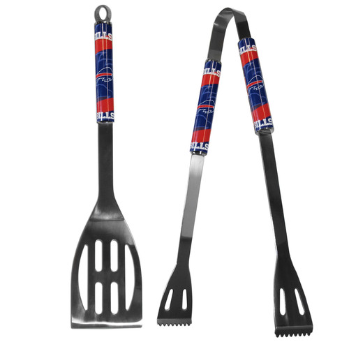 Buffalo Bills 2 pc Steel BBQ Tool Set Buffalo Bills 2 pc Steel BBQ Tool Set