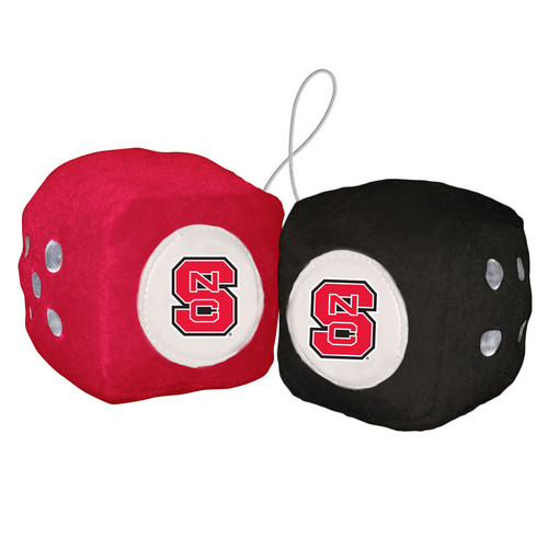 North Carolina State Wolfpack Plush Fuzzy Logo Dice