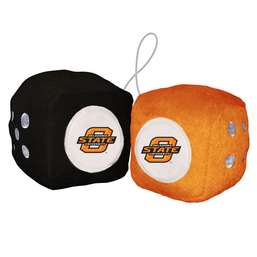 Oklahoma State Cowboys Plush Fuzzy Dice