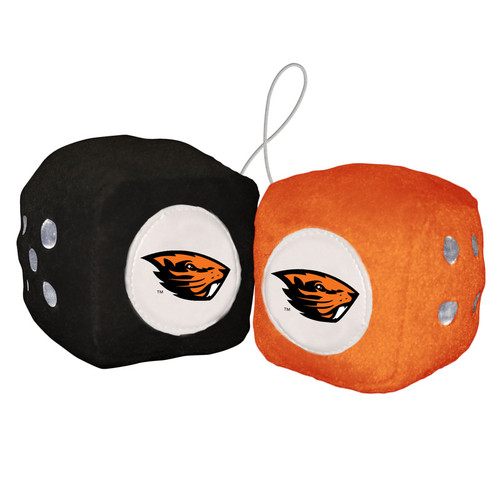 Oregon State Plush Fuzzy Dice