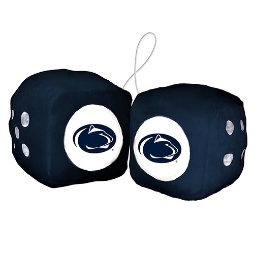 Penn State Nittany Lions NCAA Plush Fuzzy Logo Dice