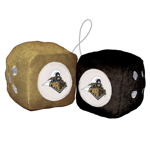 Purdue Boilermakers Plush Fuzzy Dice