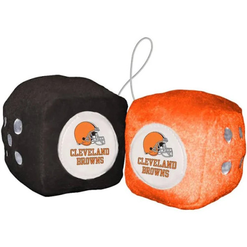 Cleveland Browns NFL Plush Fuzzy Dice 