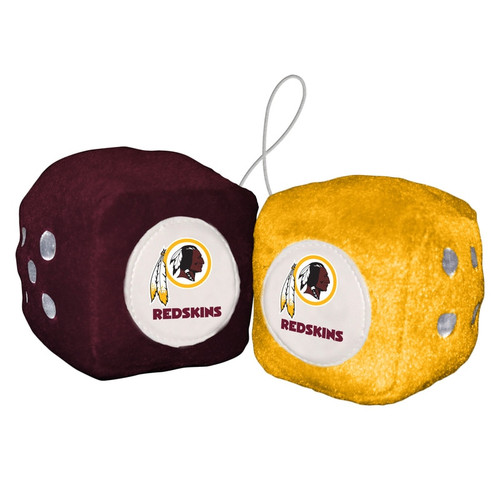 Washington Redskins NFL Plush Fuzzy Logo Dice