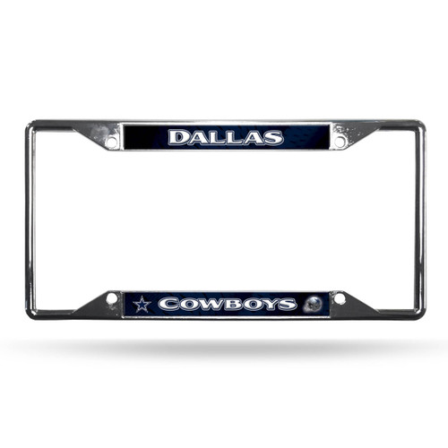 Dallas Cowboys Chrome License Plate Frame