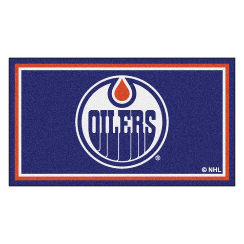 Edmonton Oilers 3' x 5' Ultra Plush Area Rug