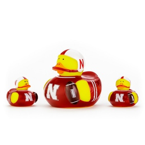 Nebraska Cornhuskers Toy Rubber Ducks