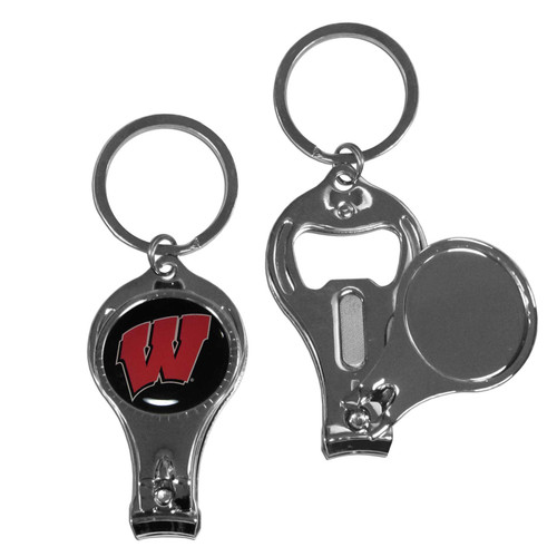 Wisconsin Badgers Nail Clipper Key Chain