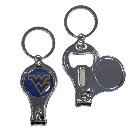 West Virginia Mountaineers Nail Clipper Keychain