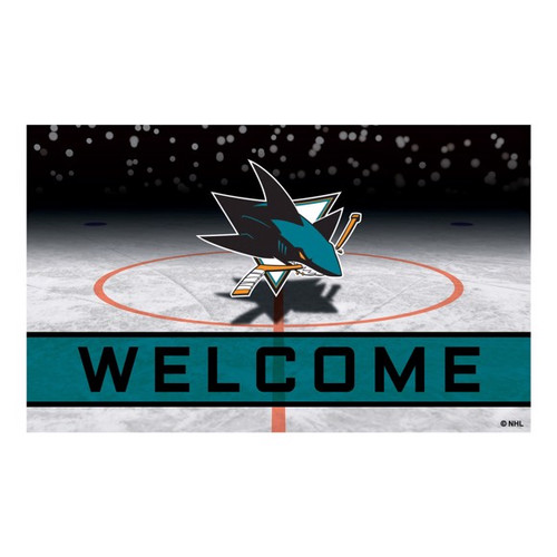 San Jose Sharks Crumb Rubber Door Mat