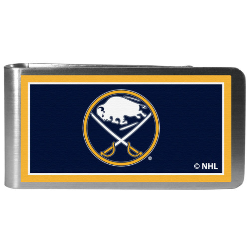 Buffalo Sabres Steel Logo Money Clip - Color