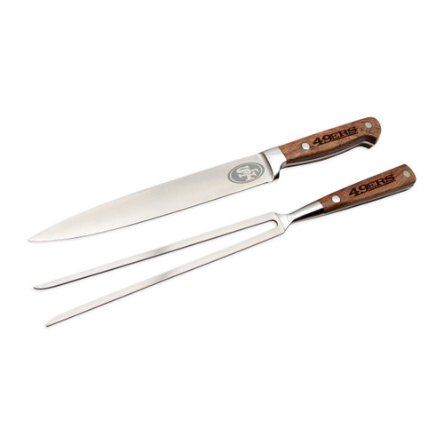 San Francisco 49ers Carving Set 2 Piece San Francisco 49ers Carving Set 2 Piece