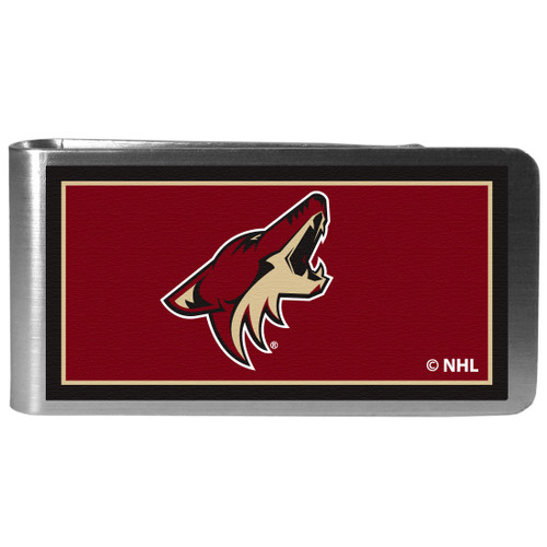 Arizona Coyotes Steel Logo Money Clip - Color