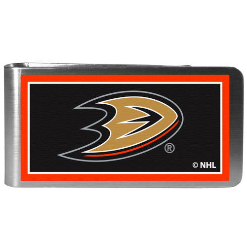 Anaheim Ducks Steel Logo Money Clip - Color