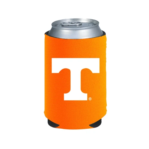 Tennessee Volunteers NCAA Can Cooler - "T" Logo Orange White