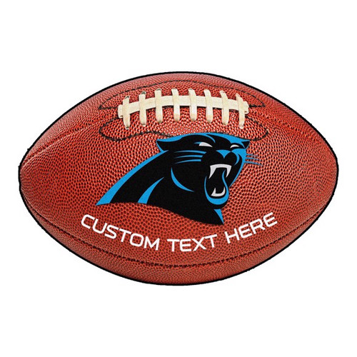 Carolina Panthers Personalized Football Mat