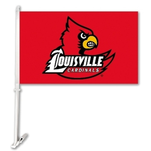 Louisville Cardinals Car Flag