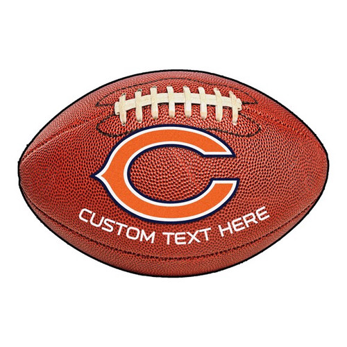 Chicago Bears Personalized Football Mat