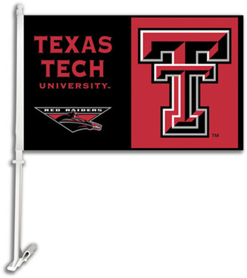 Texas Tech Red Raiders Car Flag