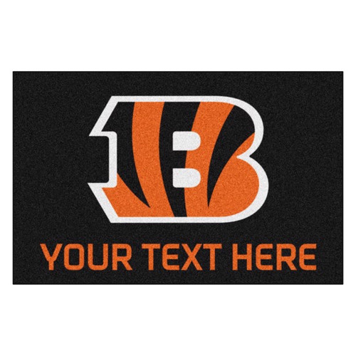 Cincinnati Bengals Personalized Mat