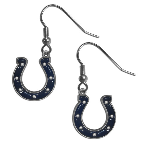 Indianapolis Colts NFL Football Dangle Logo Earrings Indianapolis Colts NFL Football Dangle Logo Earrings