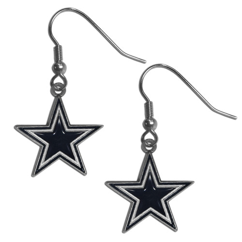Dallas Cowboys Dangle Earrings - Star Logo