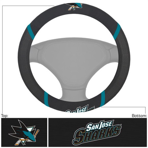 San Jose Sharks Steering Wheel Cover