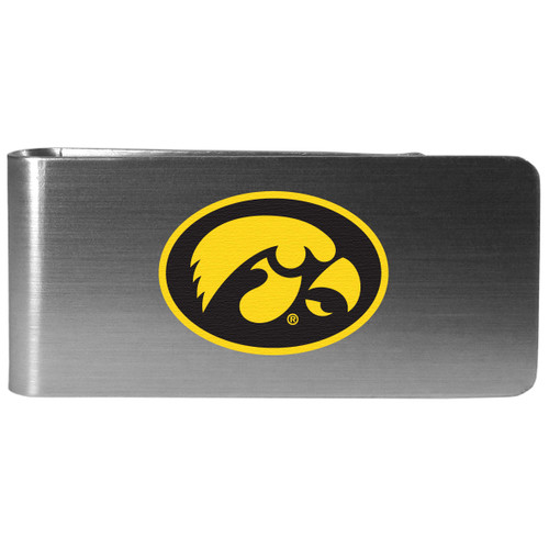 Iowa Hawkeyes Steel Logo Money Clip