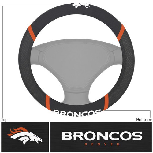 Denver Broncos Steering Wheel Cover