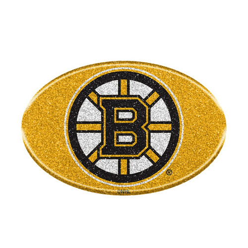 Boston Bruins NHL Gold & Black Bling Logo Emblem