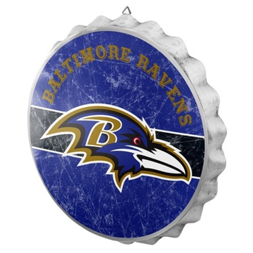 Baltimore Ravens Bottle Cap Sign