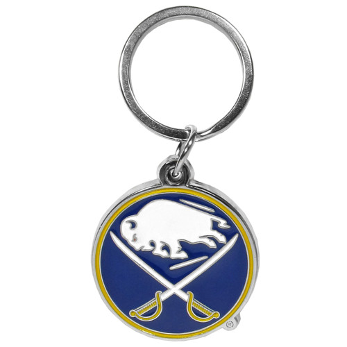 Buffalo Sabres NHL Enameled Chrome Key Chain Buffalo Sabres NHL Enameled Chrome Key Chain