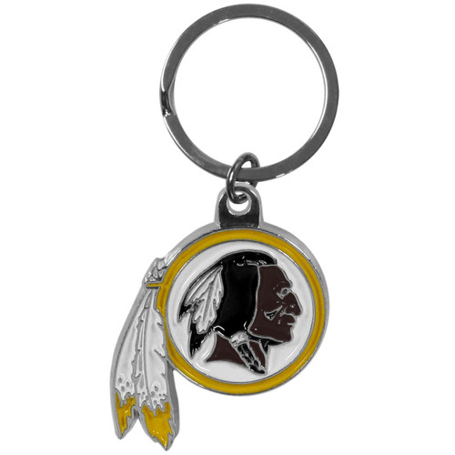 Washington Redskins NFL Enameled Chrome Logo Keychain