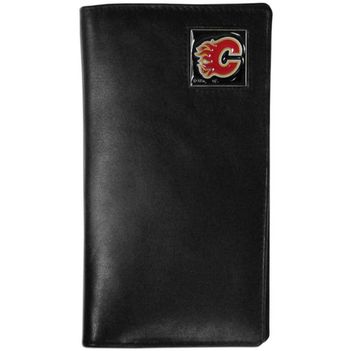 Calgary Flames Leather Tall Wallet