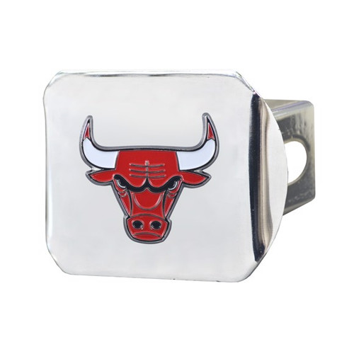 Chicago Bulls Color Chrome Hitch Cover