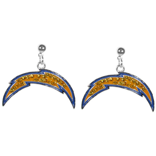 LA Chargers Crystal Stud Earrings