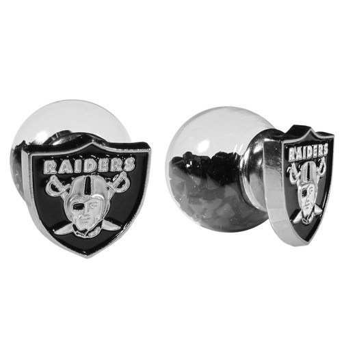 Oakland Raiders Front Back Earrings